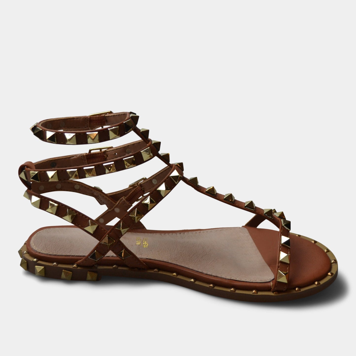 EXE' SANDAL IN BROWN