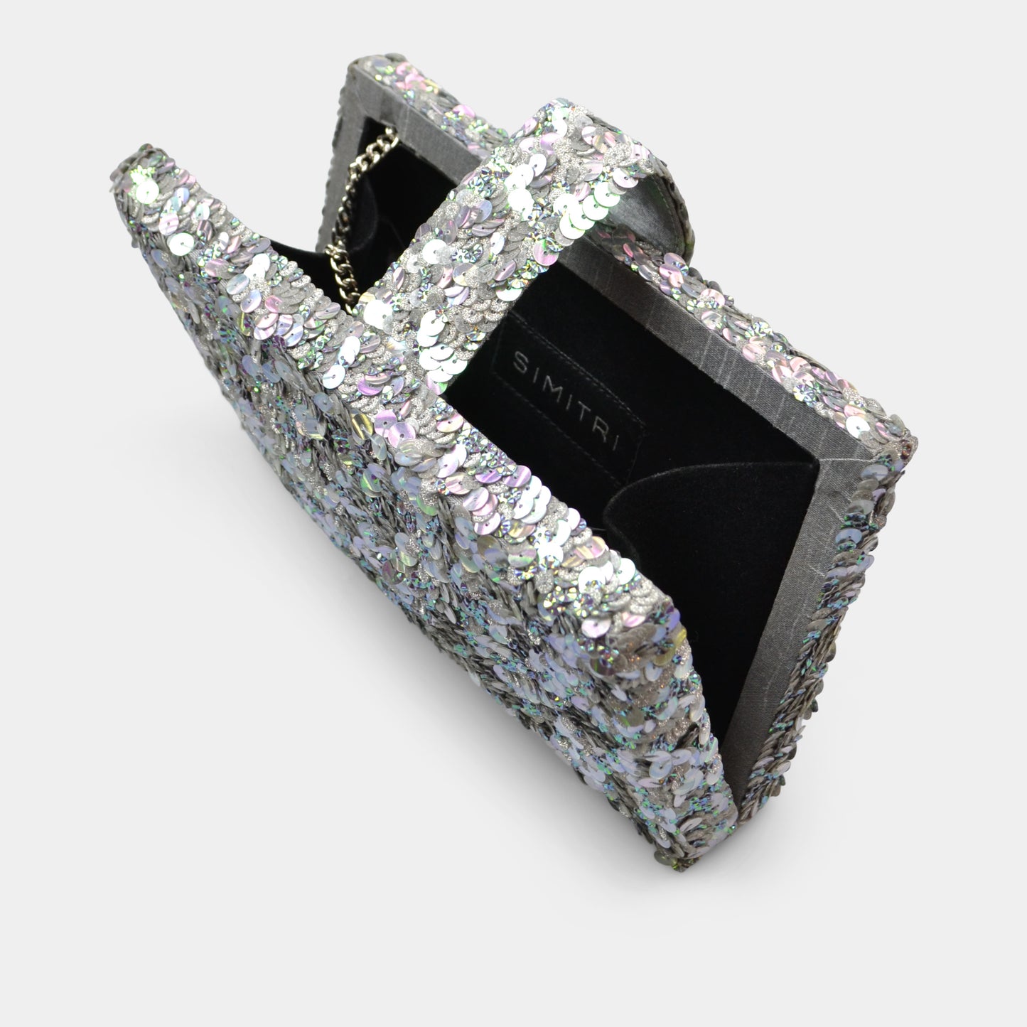 SIMITRI SILVER SPARKS CLUTCH