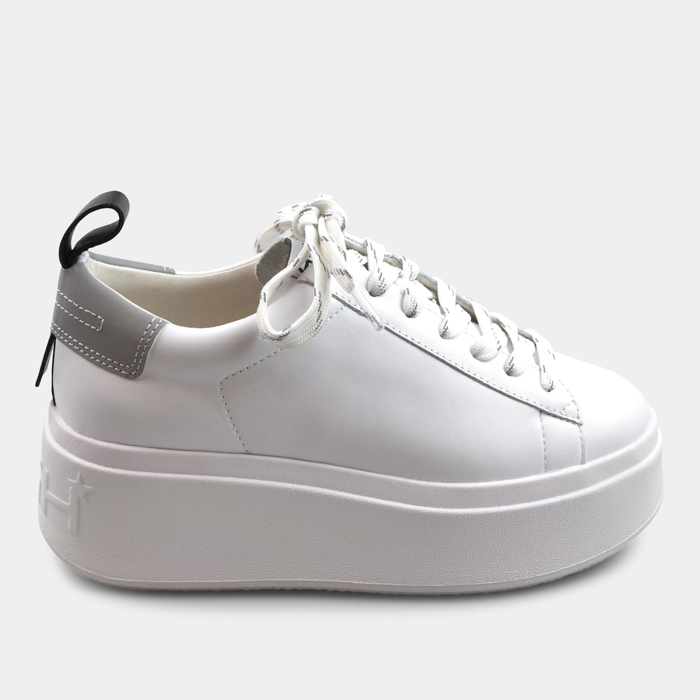 ASH MOON SNEAKER WHITE/SILVER