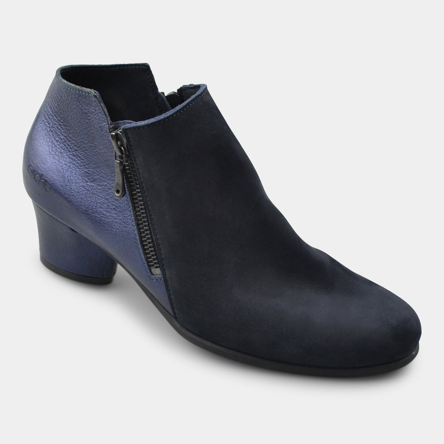 ARCHE MUSHKA BOOTIE IN BLUE METALLIC