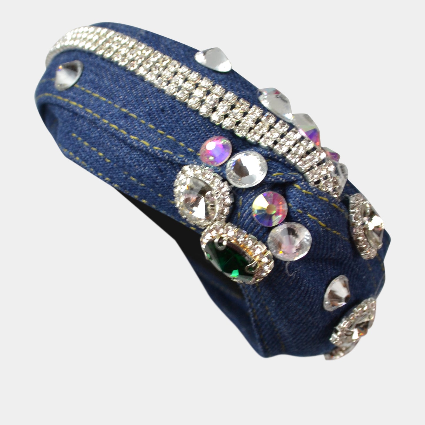 FASHION BY A STEP ABOVE HEADBAND IN DENIM