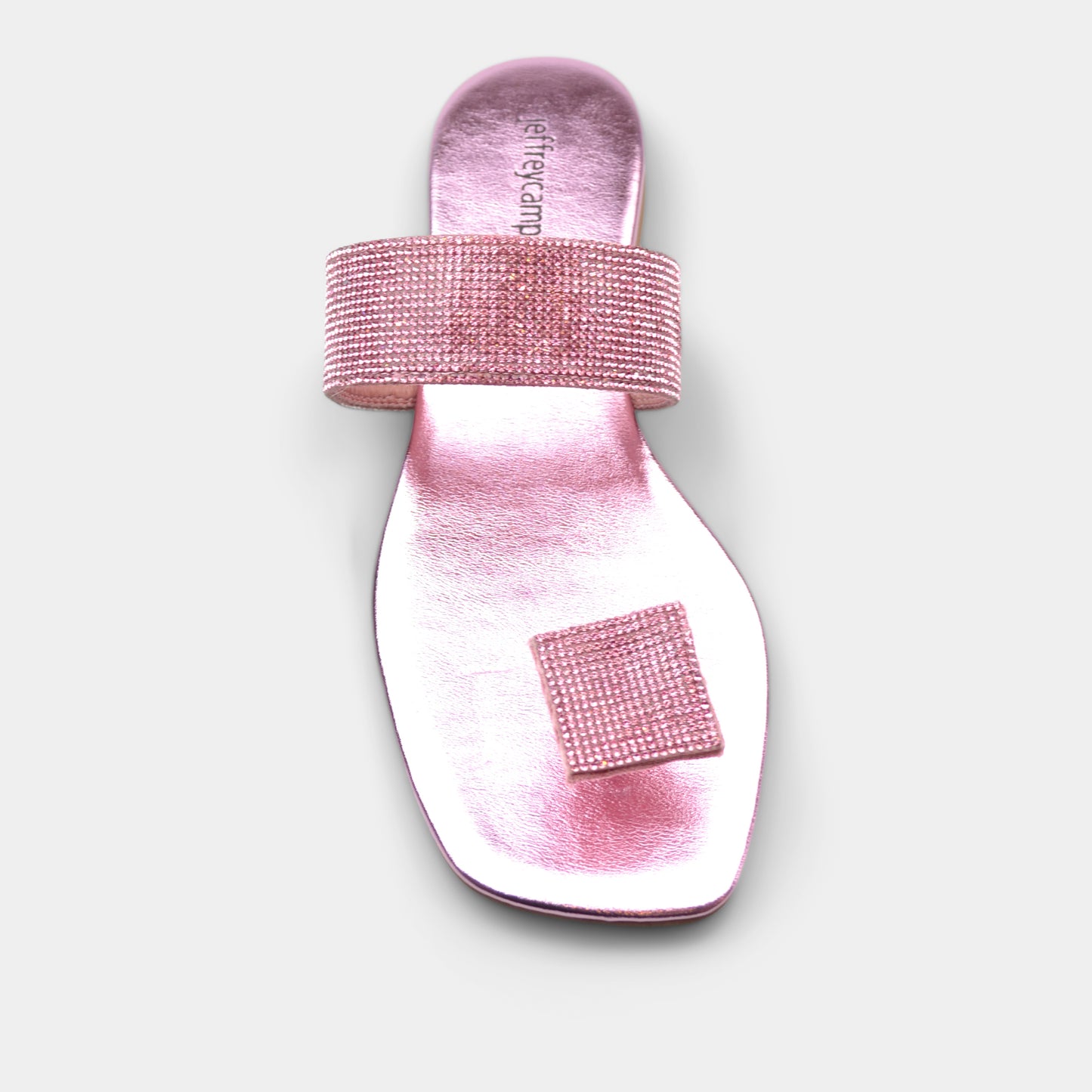 JEFFREY CAMPBELL SANDAL IN METALLIC PINK