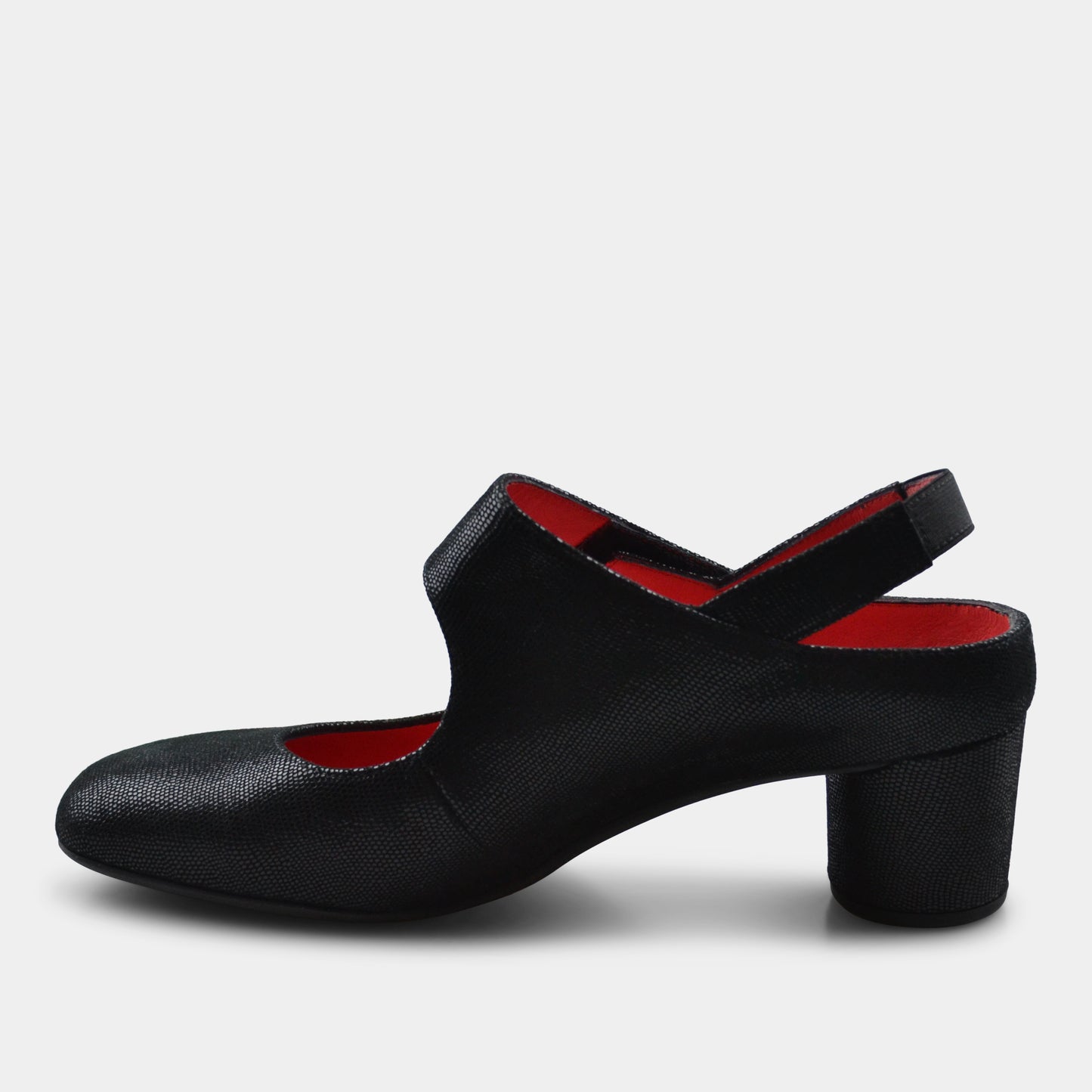 PAS DE ROUGE CHANTA SUEDE IN BLACK