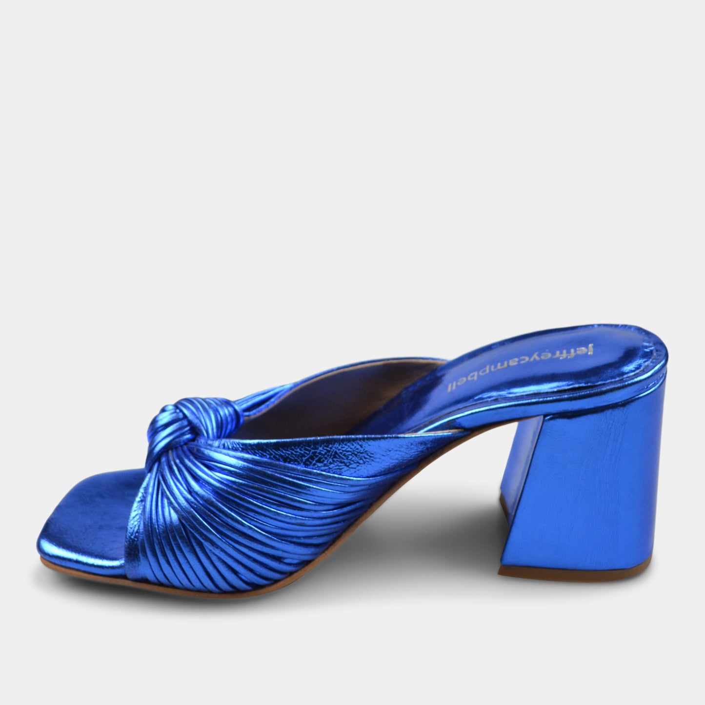 JEFFREY CAMPBELL MELONGER IN BLUE METALLIC