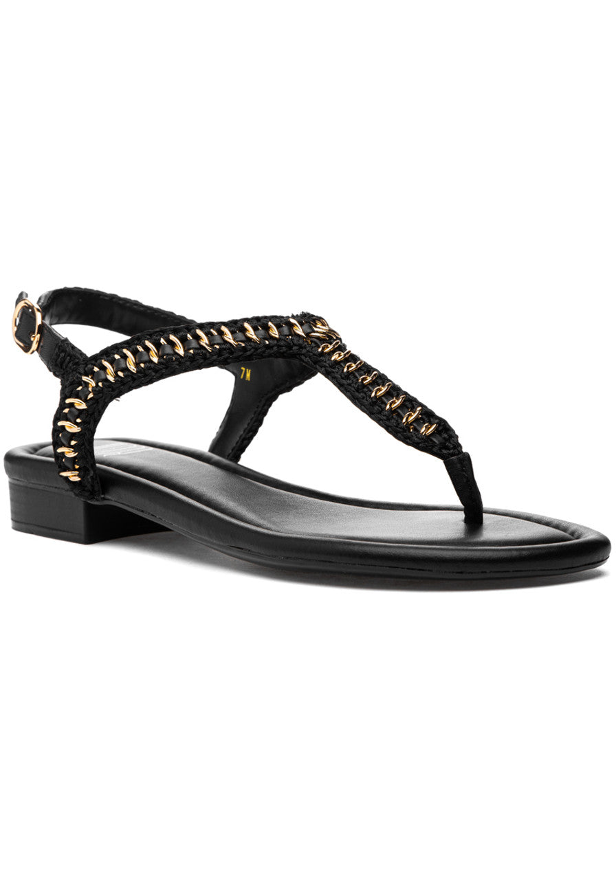 VANELI YAELLA SANDAL IN BLACK