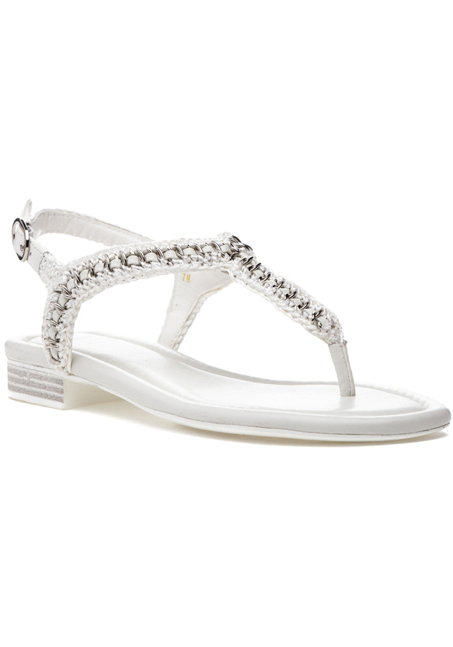 VANELI YAELLA SANDAL IN WHITE