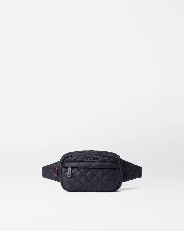 MZ WALLACE METRO BELT BAG IN BLACK