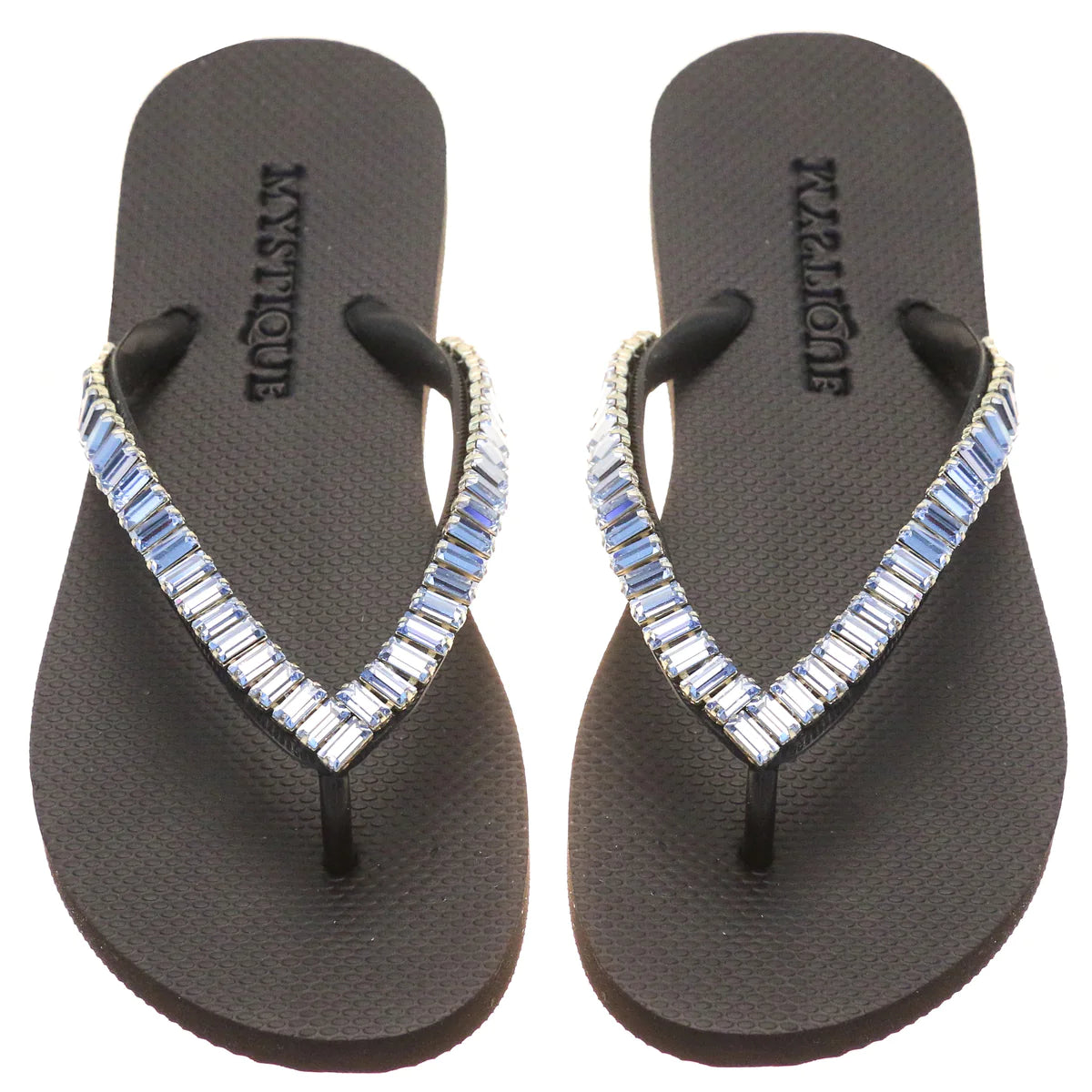 MYSTIQUE MONSEY SANDAL BLACK WITH SEQUINS