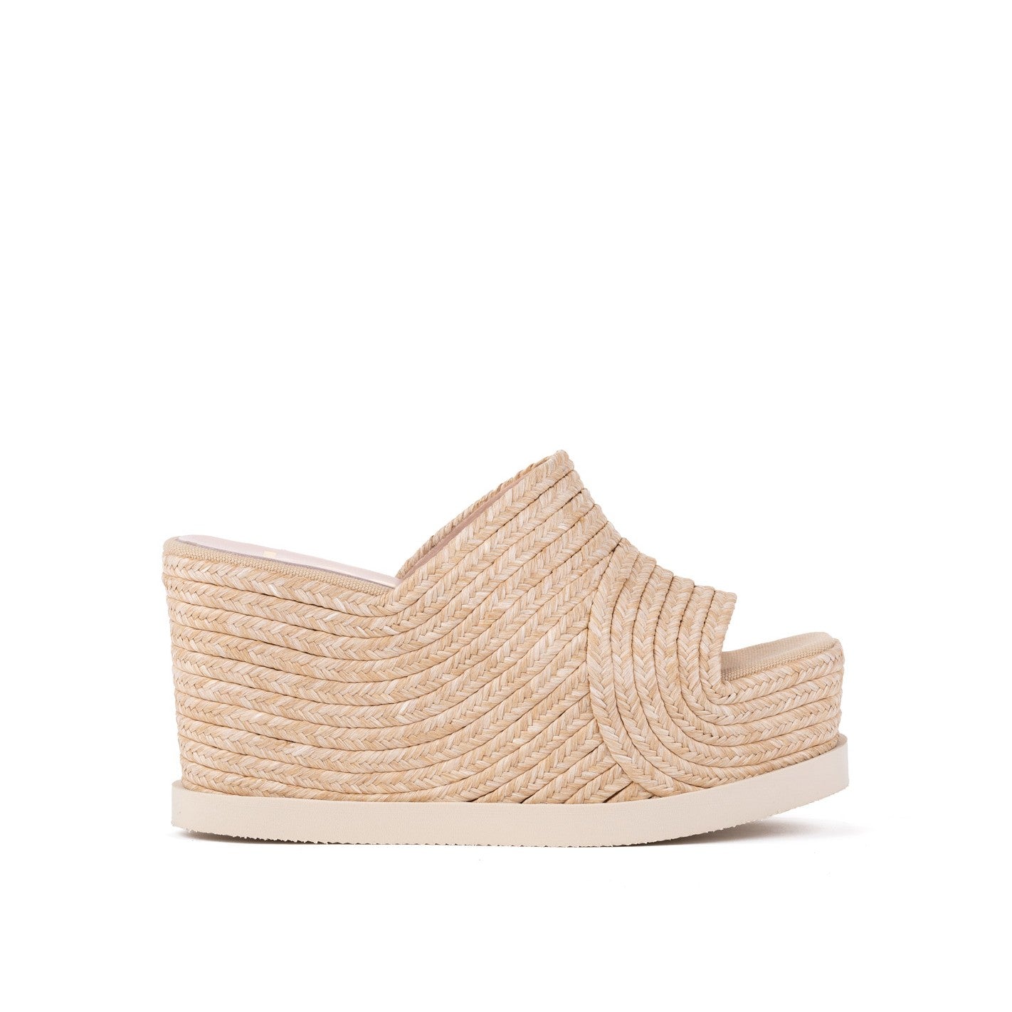 KANNA ELVIA WEDGE SANDAL IN BEIGE