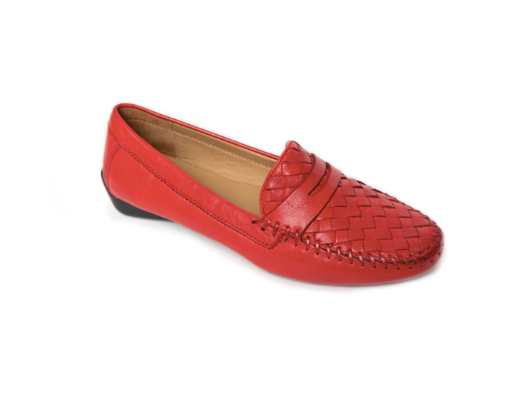 ROBERT ZUR PETRA LOAFER IN RED