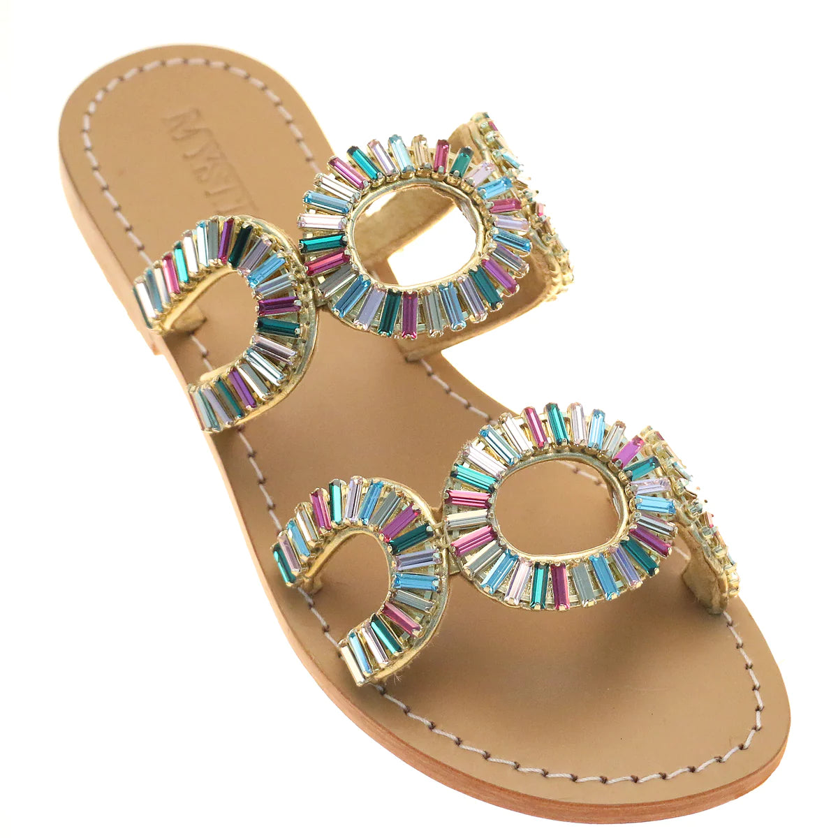 MYSTIQUE TOPANGA SANDAL MULTI COLOR SEQINS