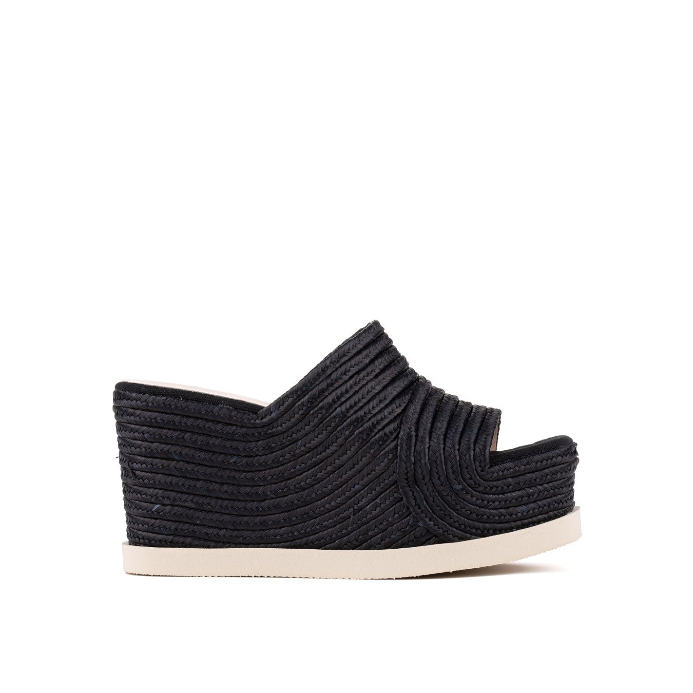 KANNA ELVIA WEDGE SANDAL IN BLACK