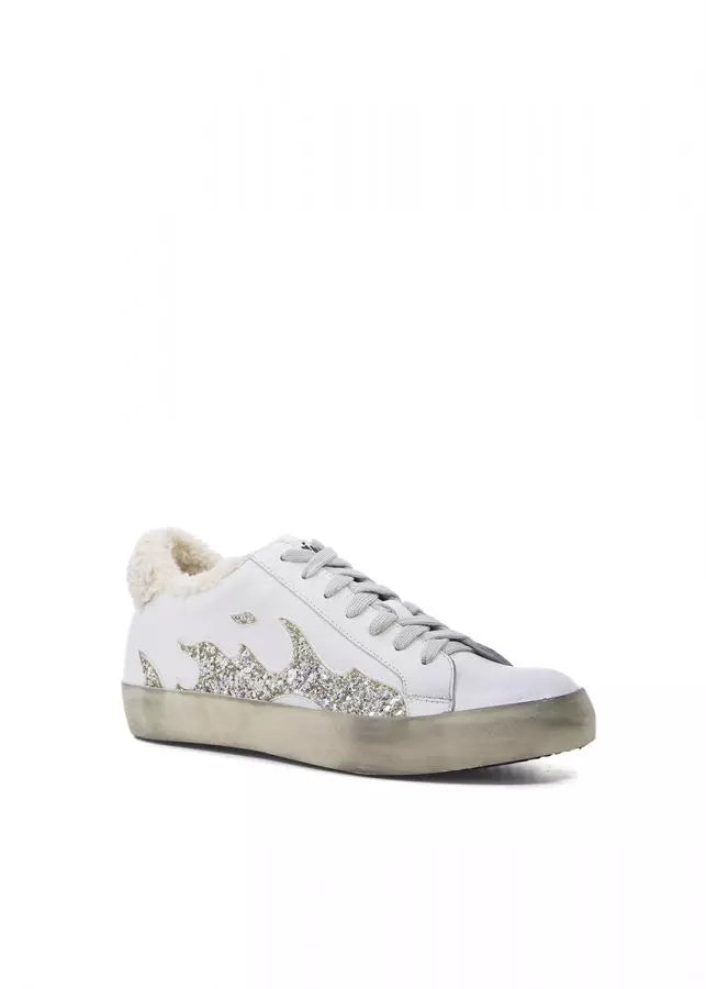 BIBI LOU GAMIN SNEAKER IN PLATA