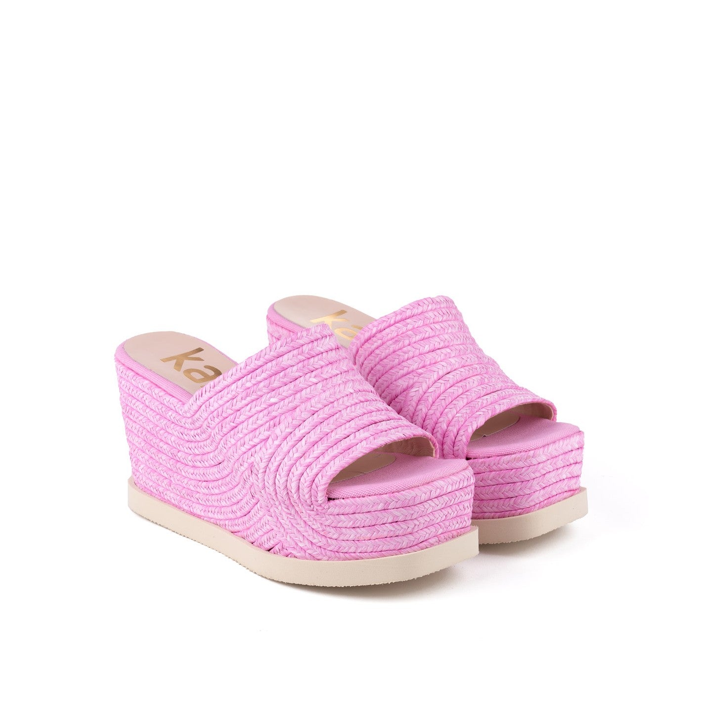 KANNA ELVIA WEDGE SANDAL IN PINK