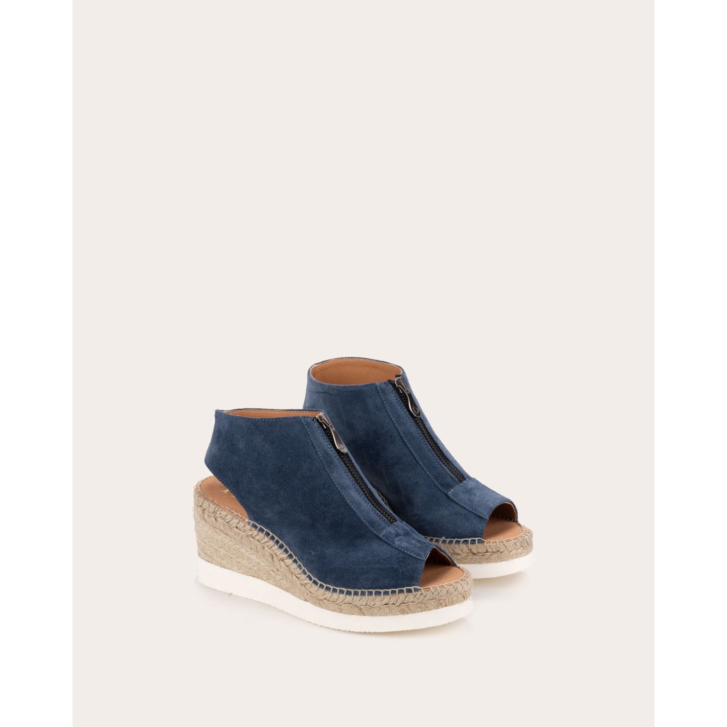 KANNA EMILY WEDGE SANDAL IN BLUE