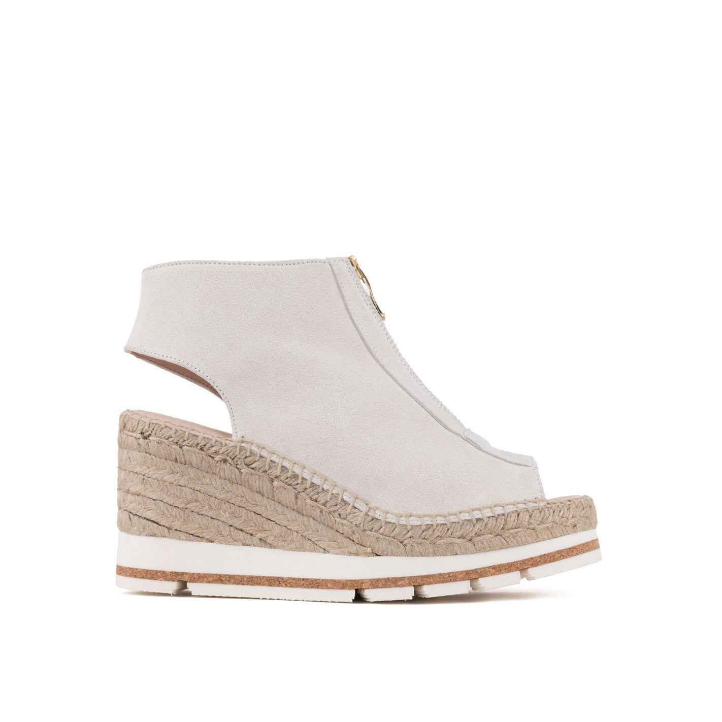 KANNA EMILY WEDGE SANDAL IN BEIGE