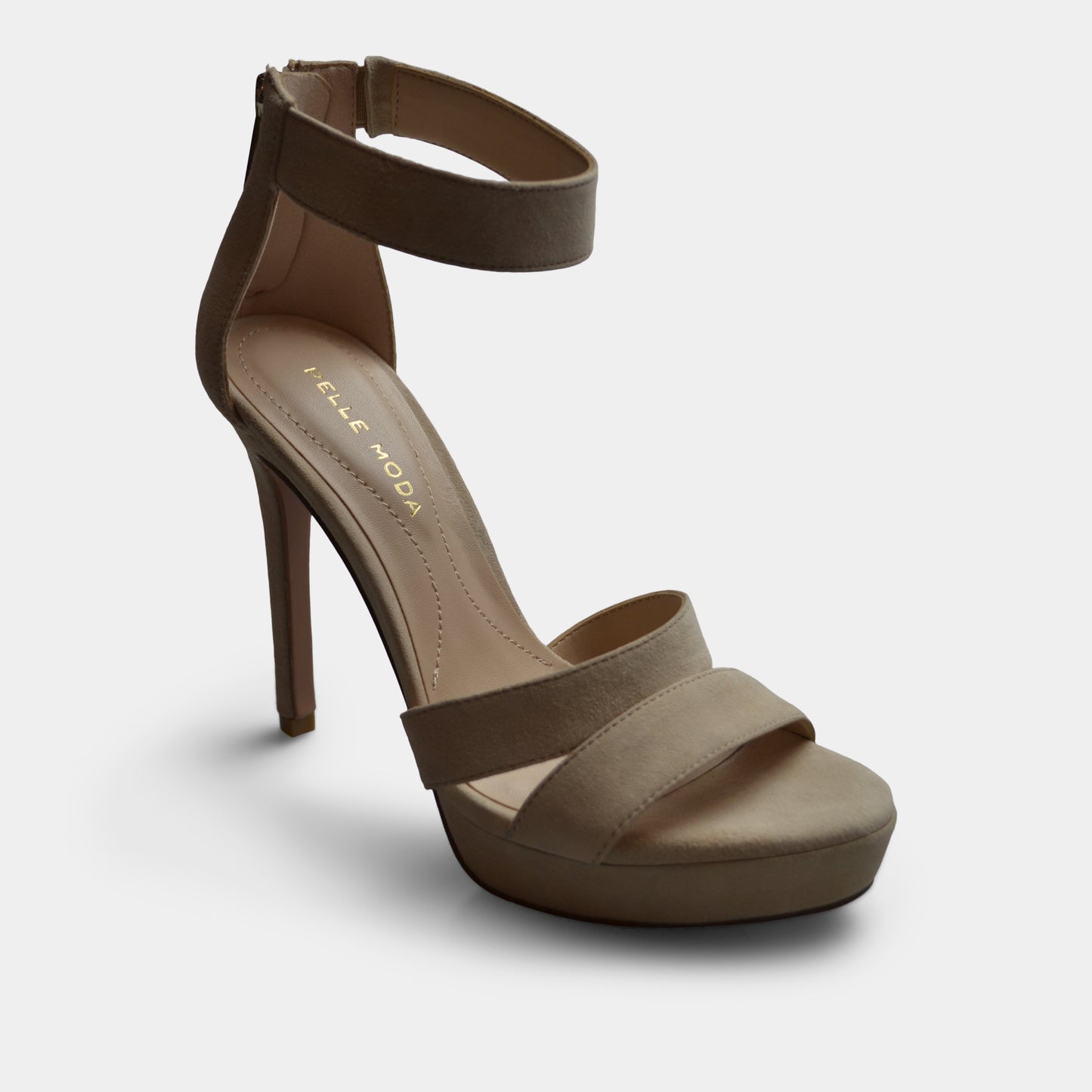 PELLE MODA OCEAN PLATFORM SANDAL IN NUDE