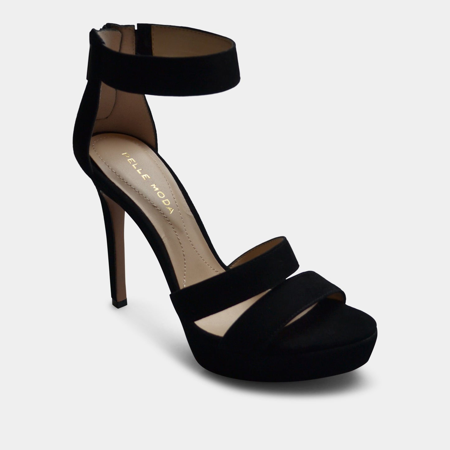 PELLE MODA OCEAN PLATFORM SANDAL IN BLACK