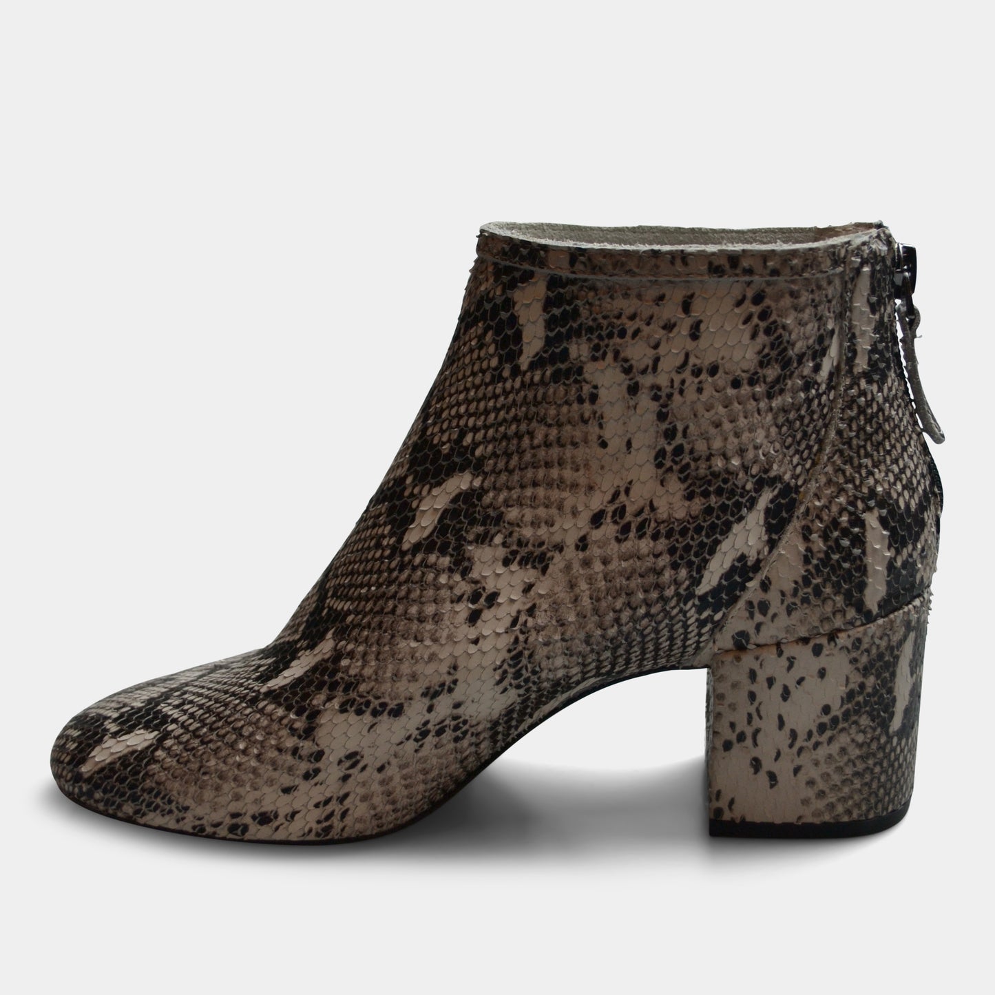 CECELIA NOLTON BOOTIE IN SNEAK SKIN PRINT