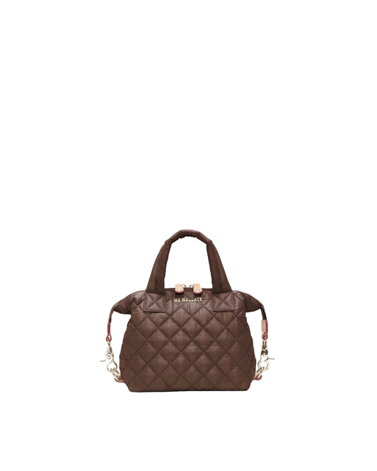 MZ WALLACE MICRO SUTTON IN WALNUT
