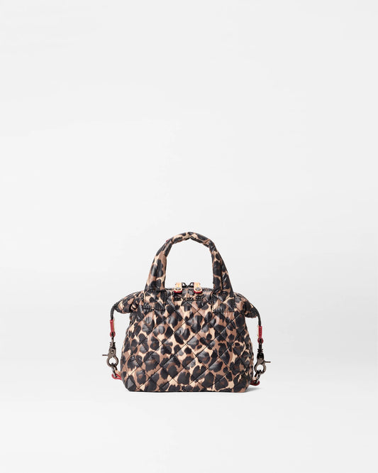 MZ WALLACE MICRO SUTTON BAG IN LEOPARD