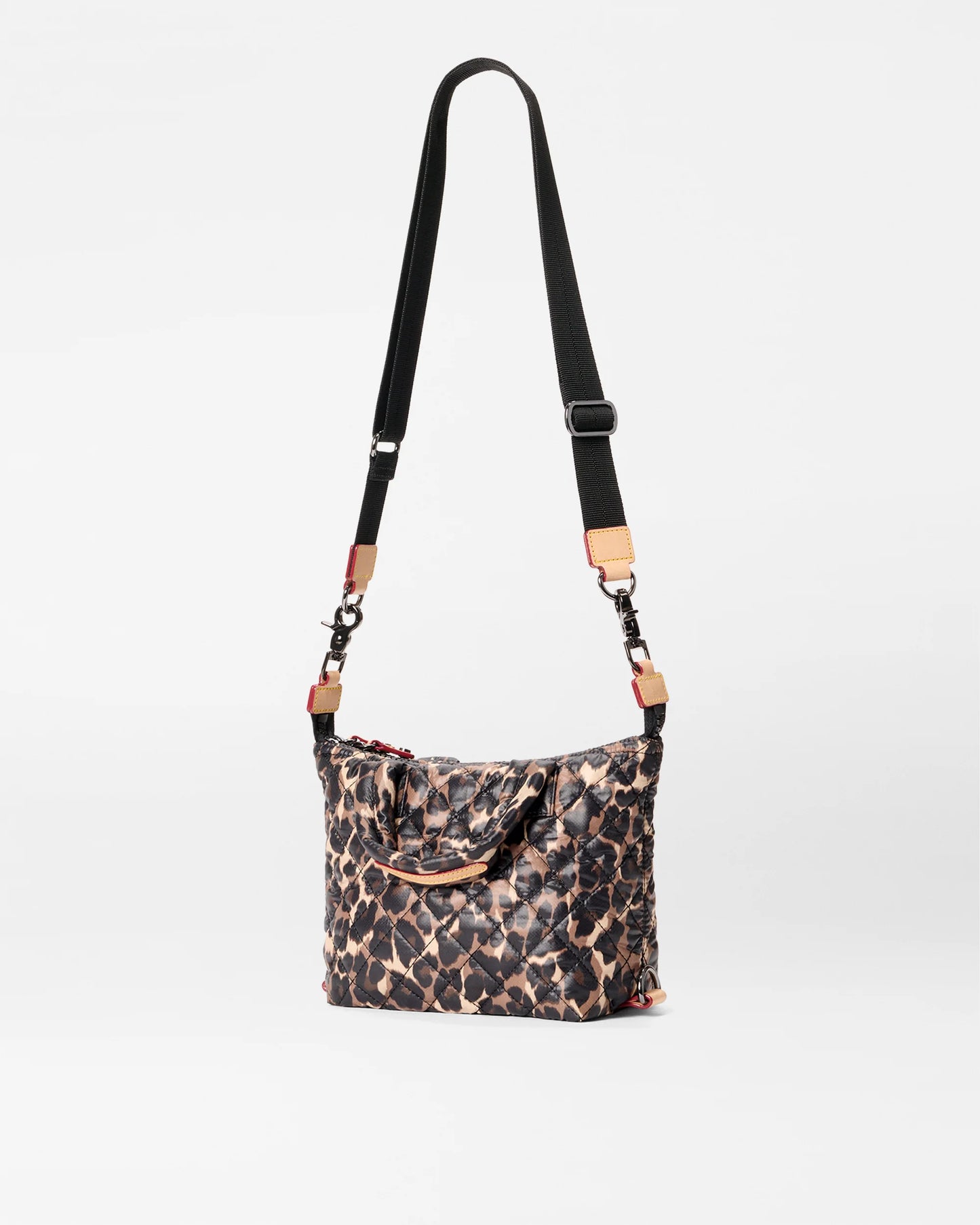 MZ WALLACE MICRO SUTTON BAG IN LEOPARD