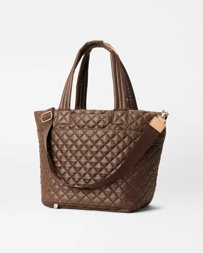 MZ WALLACE METRO TOTE DELUXE MEDIUM IN WALLNUT