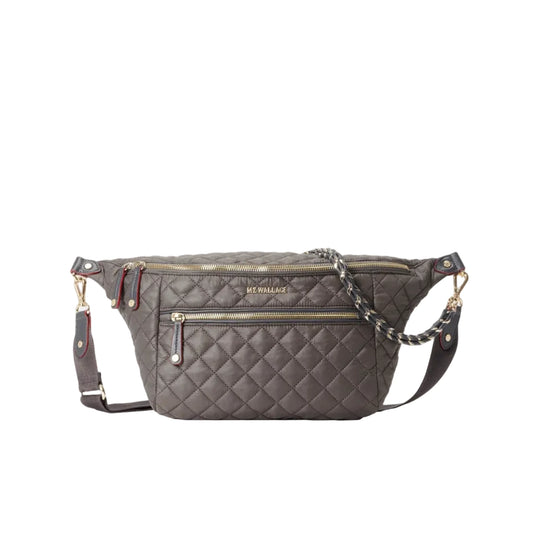 MZ WALLACE CROSBY CROSSBODY SLING IN MAGNET