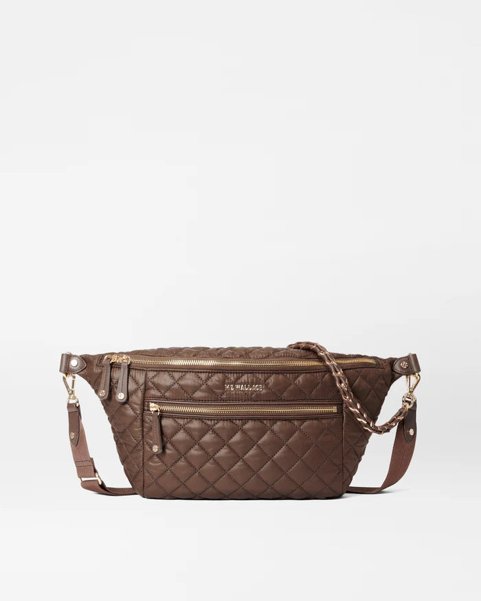 MZ WALLACE CROSBY CROSSBODY SLING IN WALLNUT