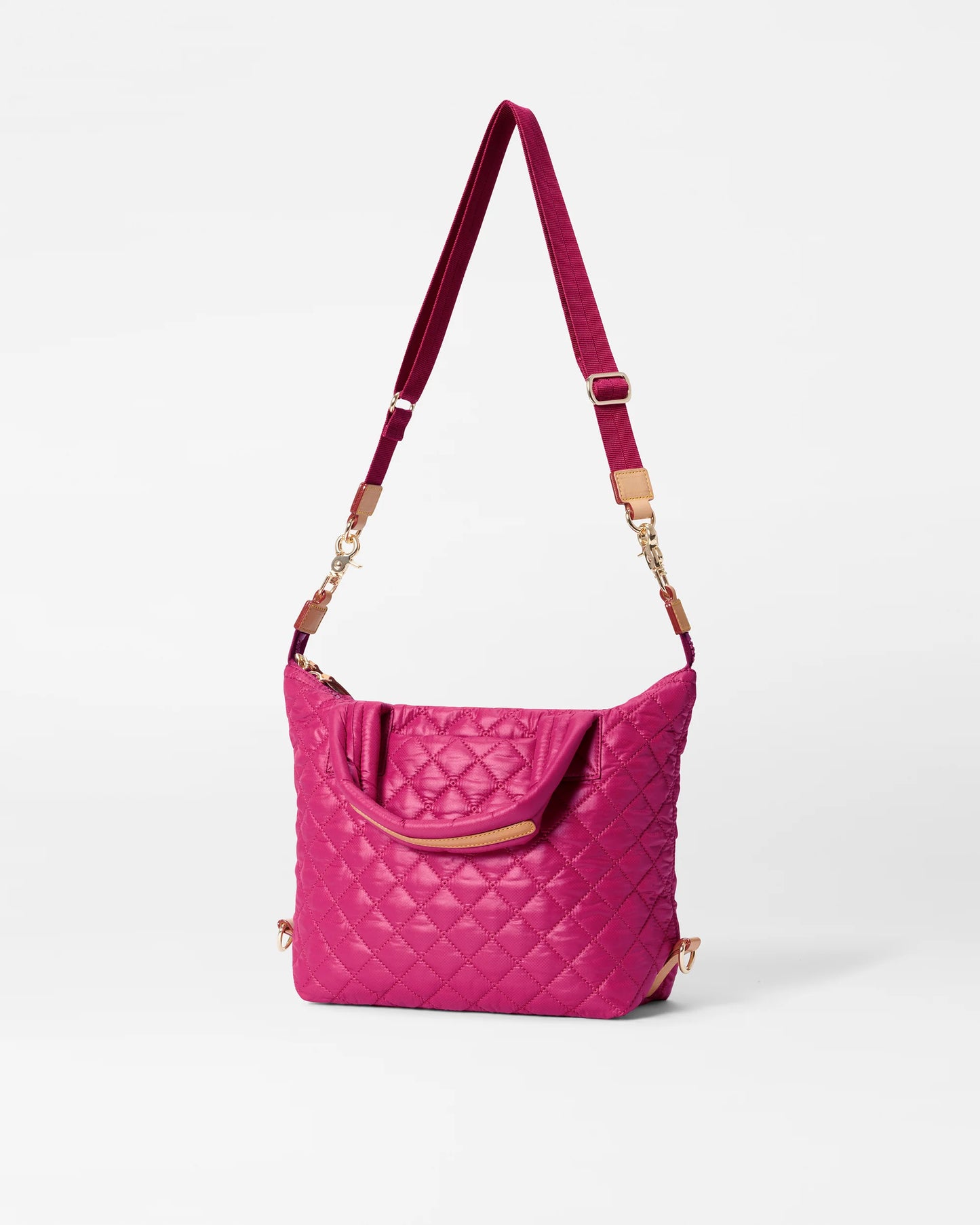 MZ WALLACE SMALL SUTTON DELUXE IN RASPBERRY