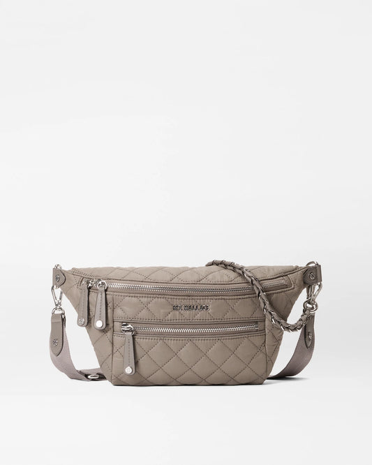 MZ WALLACE SMALL CROSBY CROSSBODY SLING IN MORNING DOVE