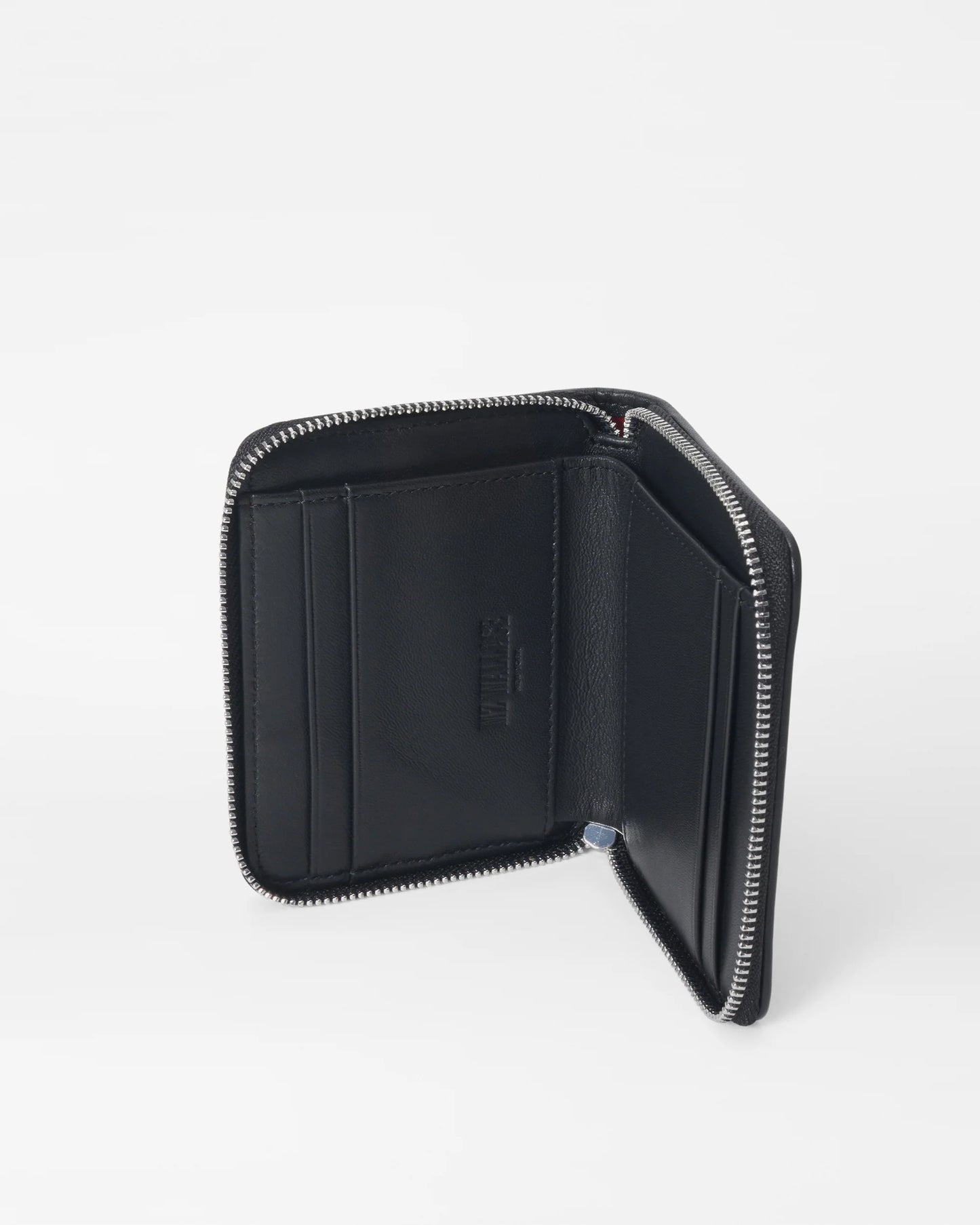 MZ WALLACE CROSBY SMALL WALLET IN BLACK