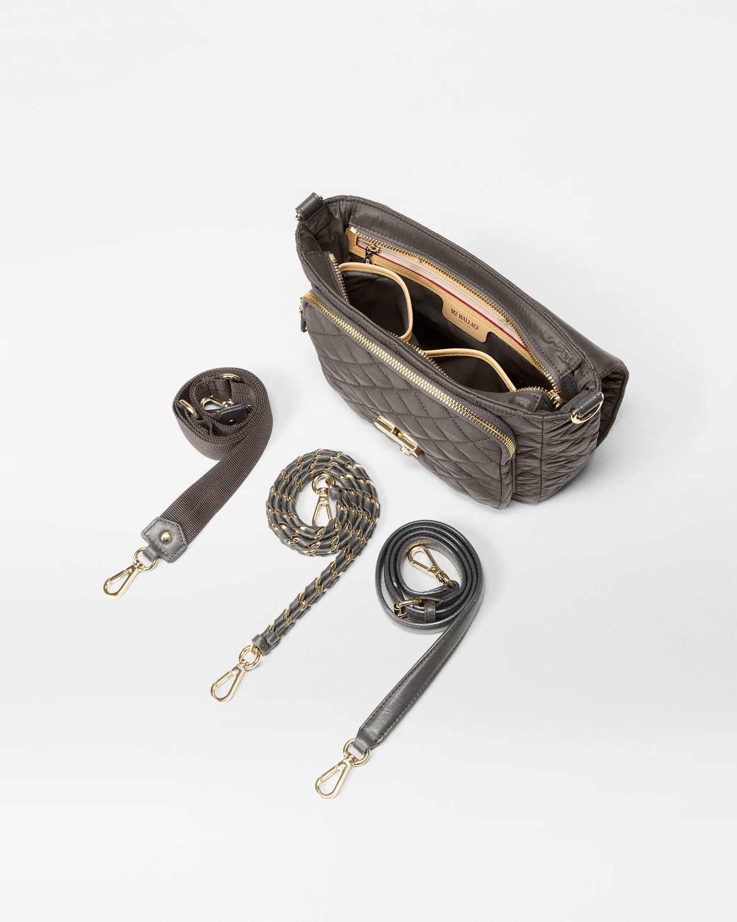 MZ WALLACE CROSBY LOCK SATCHEL IN MAGNET