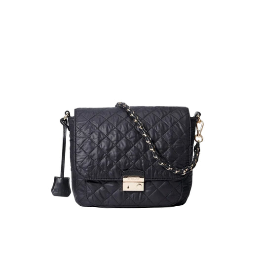MZ WALLACE MEDIUM CROSBY LOCK CROSSBODY IN BLACK