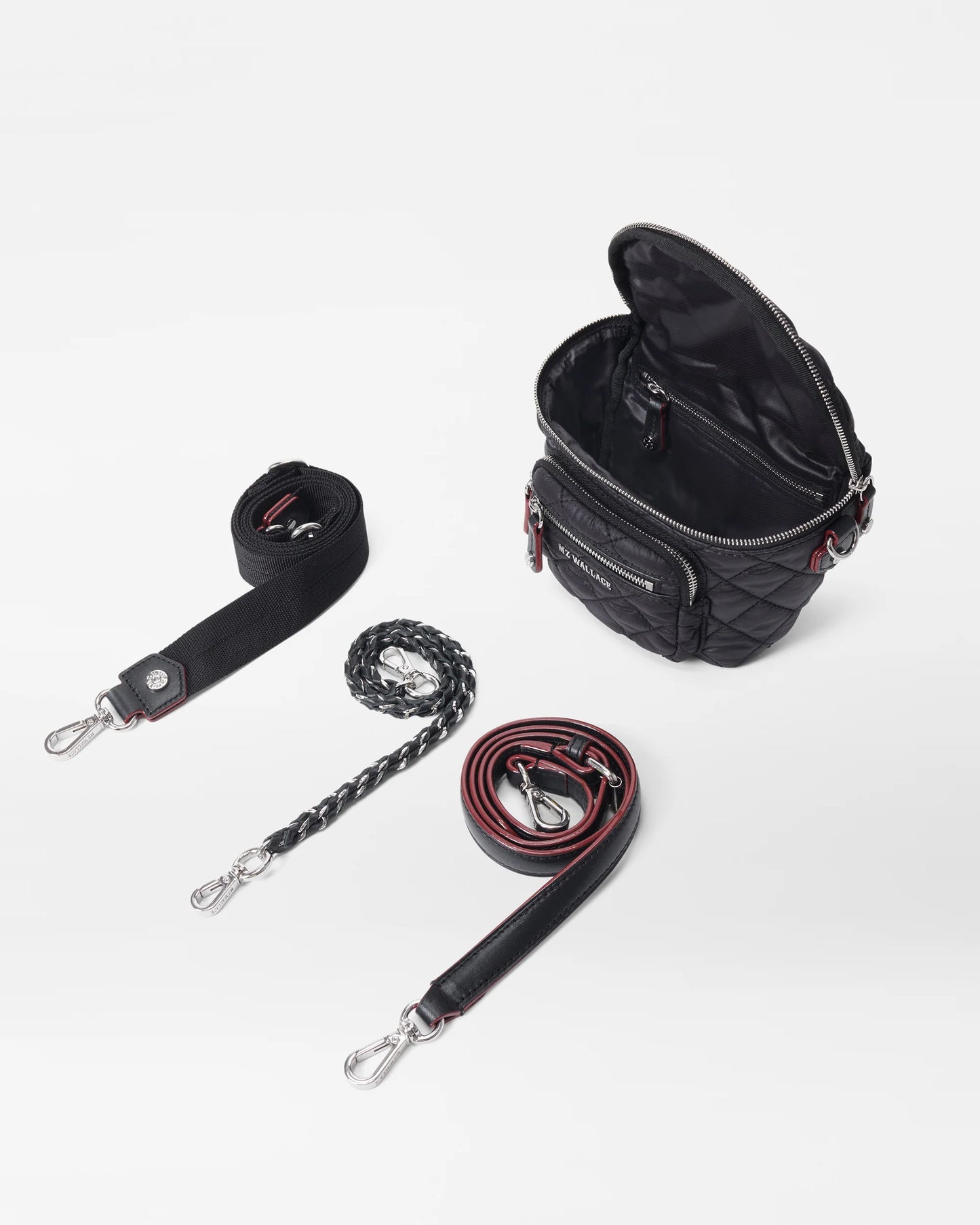 MZ WALLACE MICRO CROSBY SLING IN BLACK