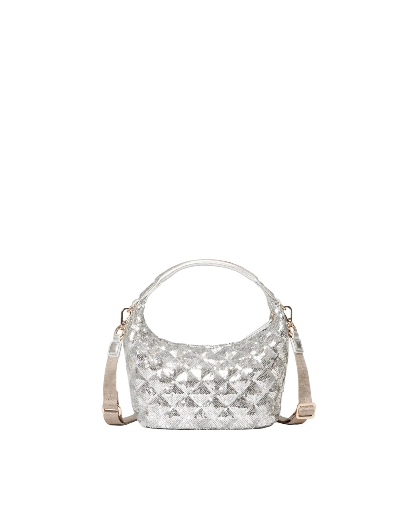 MZ WALLACE ICE MULTI SEQUIN MINI HOBO