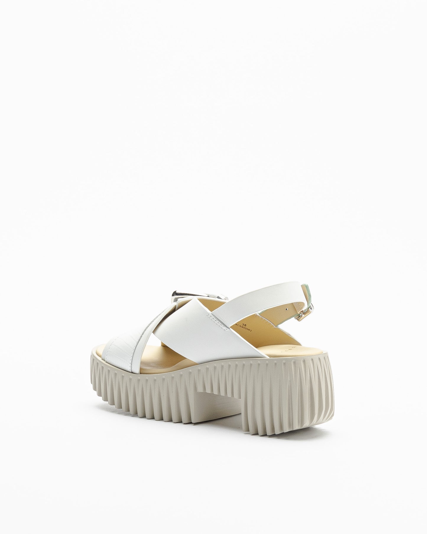 4CCCCEES PILA JUNO SANDAL IN WHITE