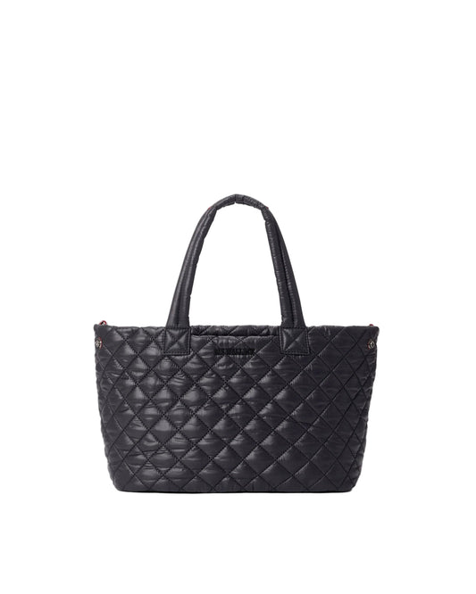 MZ WALLACE XS BLACK METRO CITY TOTE BAG IN BLACK