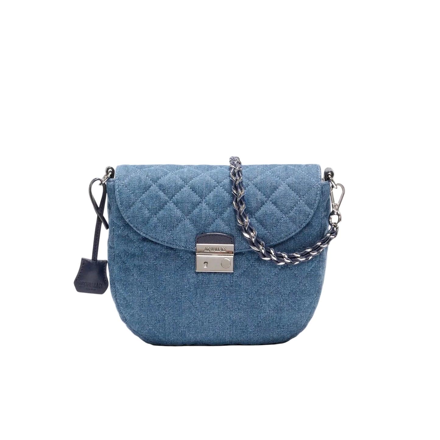 MZ WALLACE CROSBY LOCK SADDEL IN TRUE BLUE DENIM