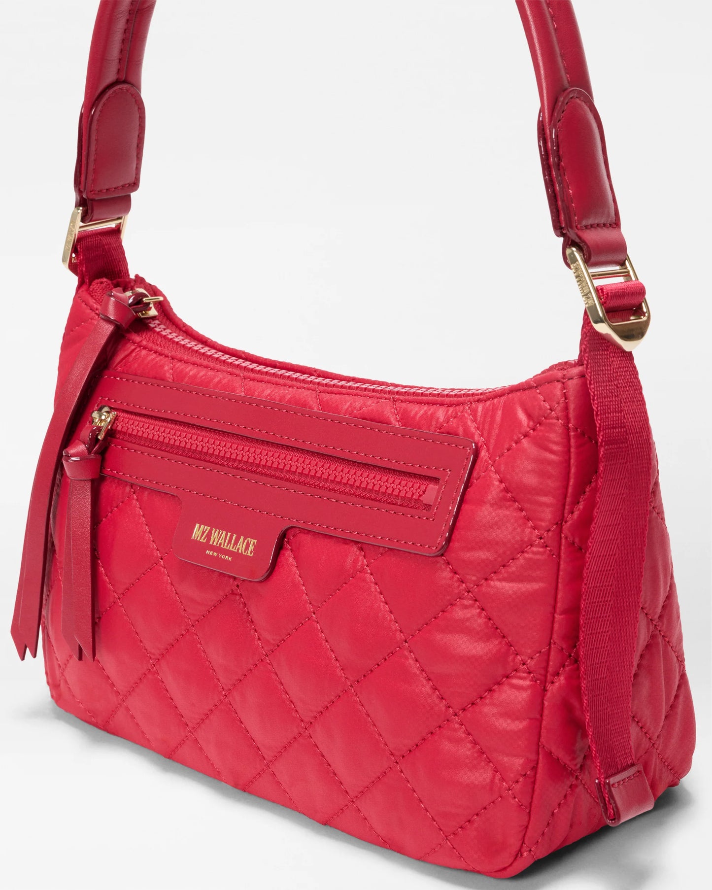 MZ WALLACE SMALL PARK SHOULDER BAG IN APPLE
