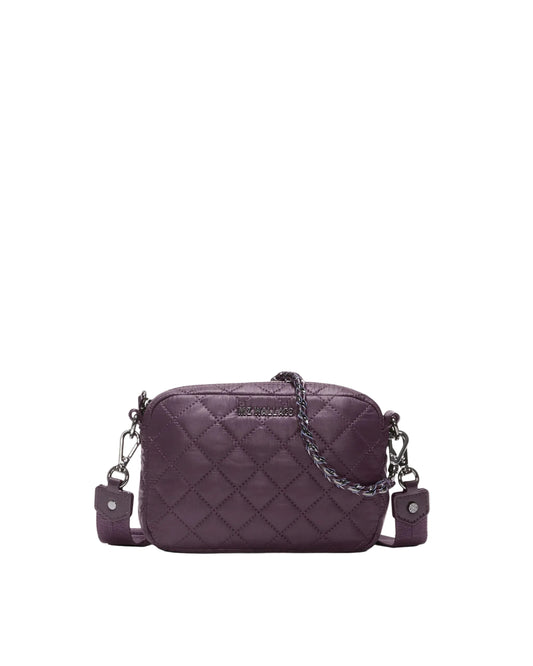 MZ WALLACE MINI CROSBY CROSSBODY IN RAISIN