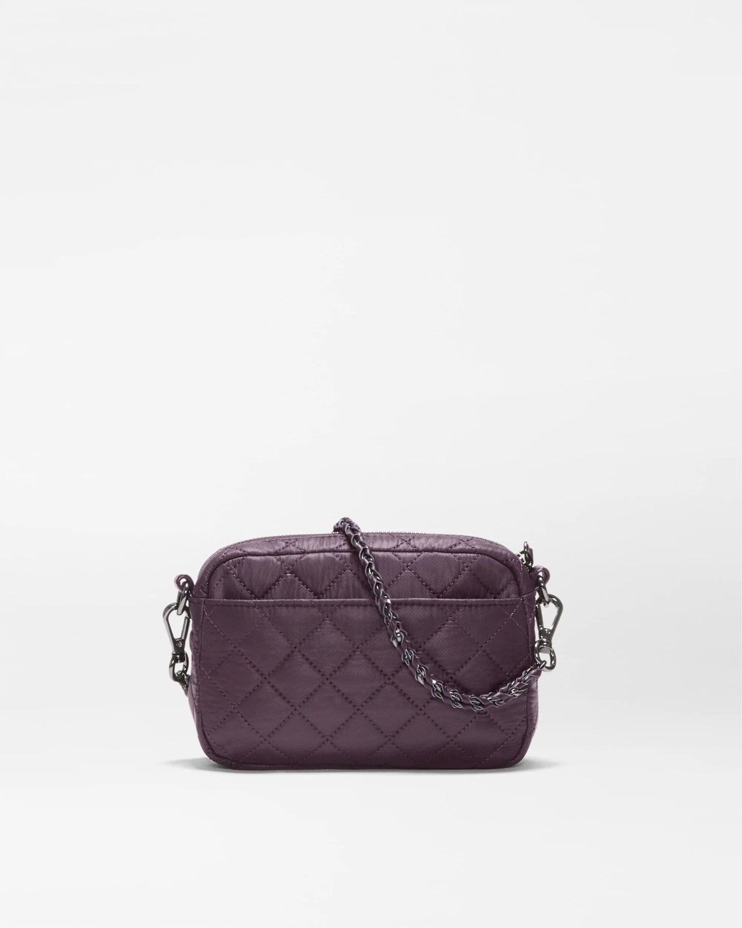 MZ WALLACE MINI CROSBY CROSSBODY IN RAISIN