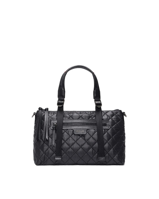 MZ WALLACE SMALL PARK SATCHEL IN BLACK