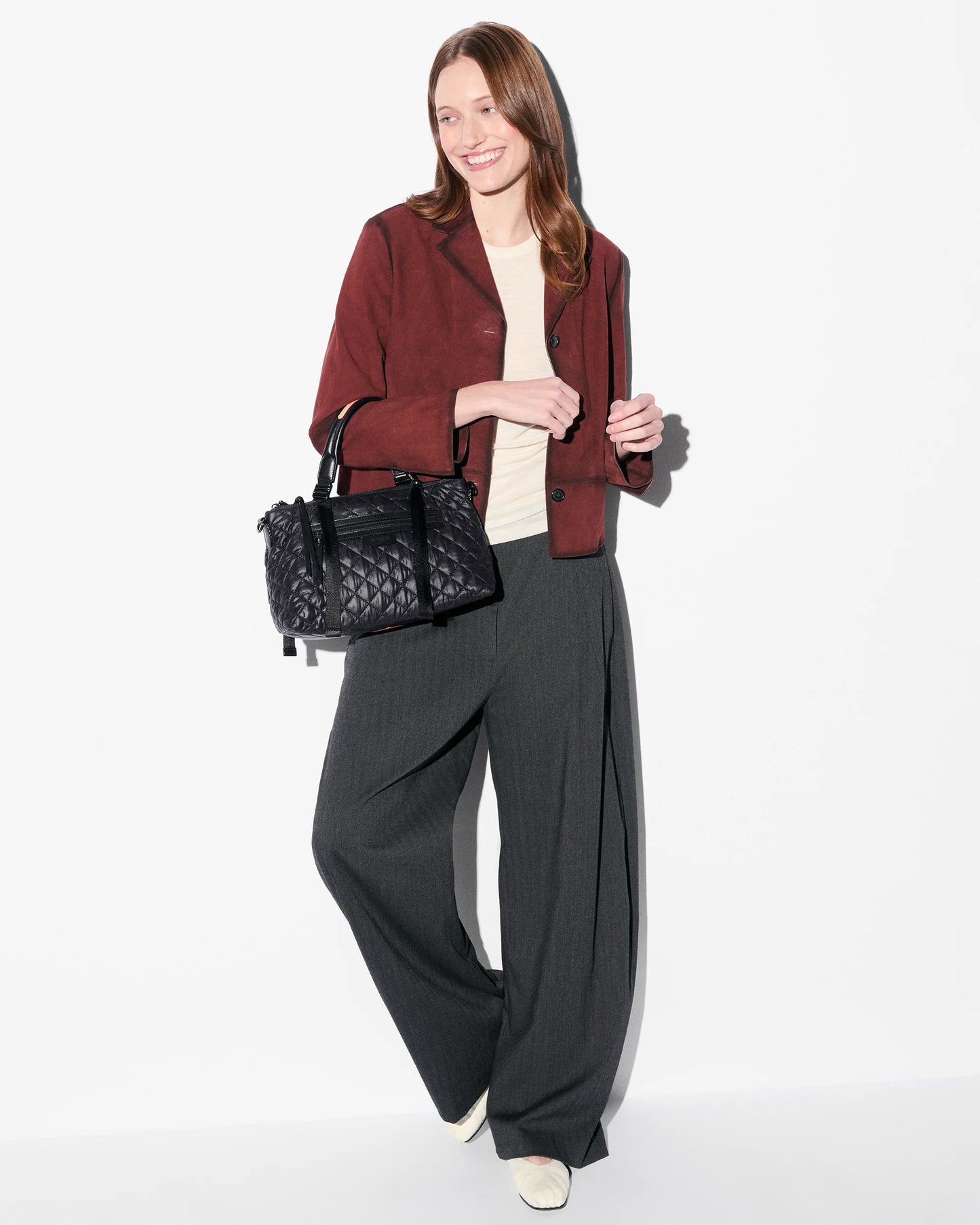 MZ WALLACE SMALL PARK SATCHEL IN BLACK