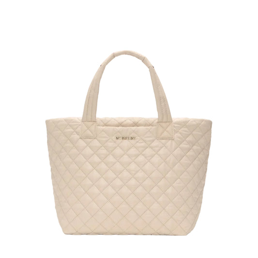 MZ WALLACE SMALL METRO TOTE DELUXE IN BUFF