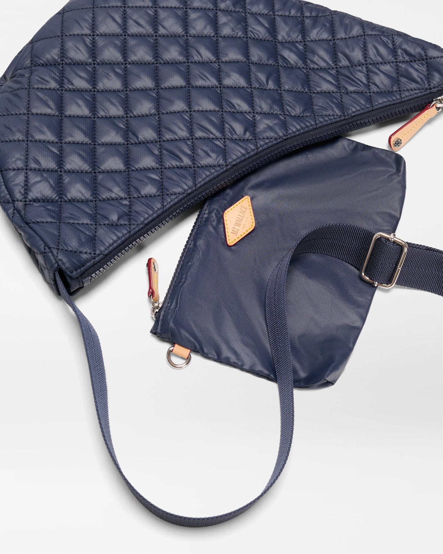 MZ WALLACE METRO SMILE BAG IN NAVY
