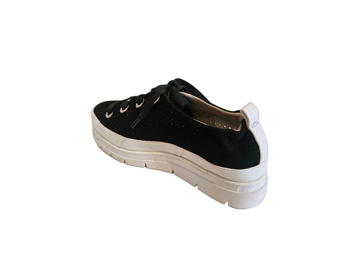 SOFTWAVES MEARA COCO SNEAKERS IN BLACK