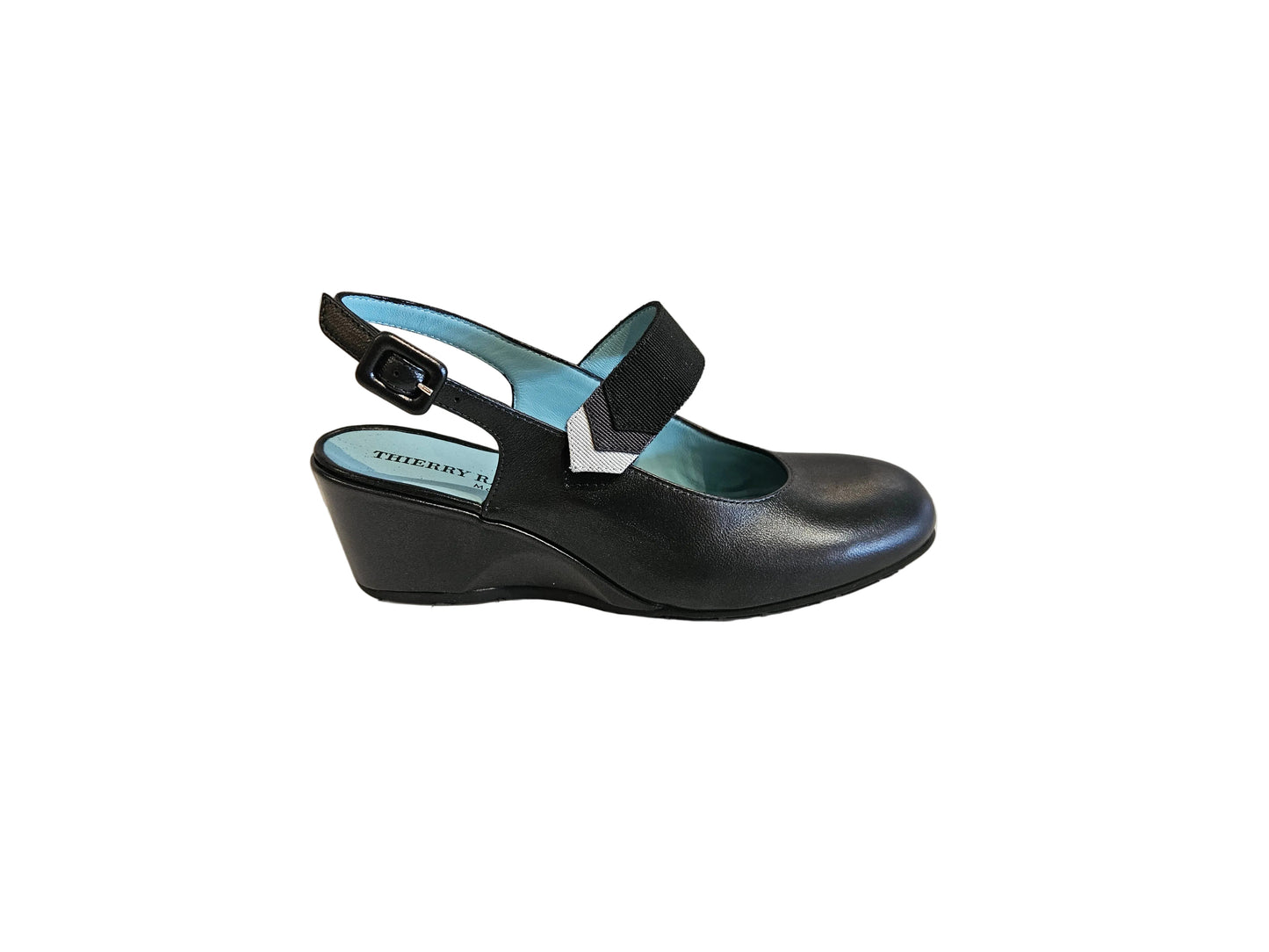 THIERRY RABOTIN DESMOND WEDGES IN BLACK