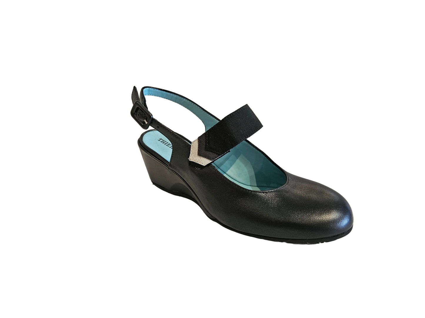 THIERRY RABOTIN DESMOND WEDGES IN BLACK