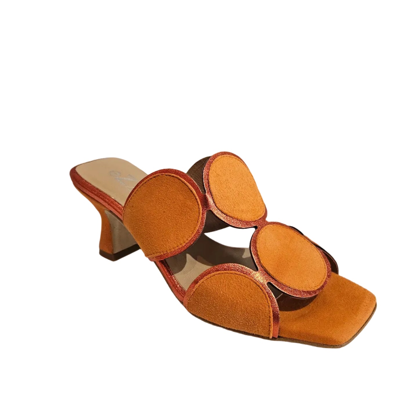 EZZIO 12601 HEELS IN ORANGE